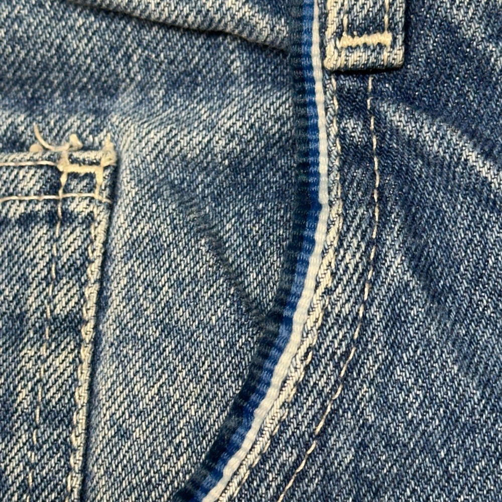 Vintage Guess Jeans Denim Jorts Baggy Y2K Carpenter Shorts Size 12 GUC - Picture 5 of 13